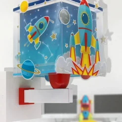 Dalber Rocket kinderkamer-wandlamp met stekker