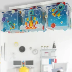 Dalber Rocket plafondlamp 3-lamps voor kinderen