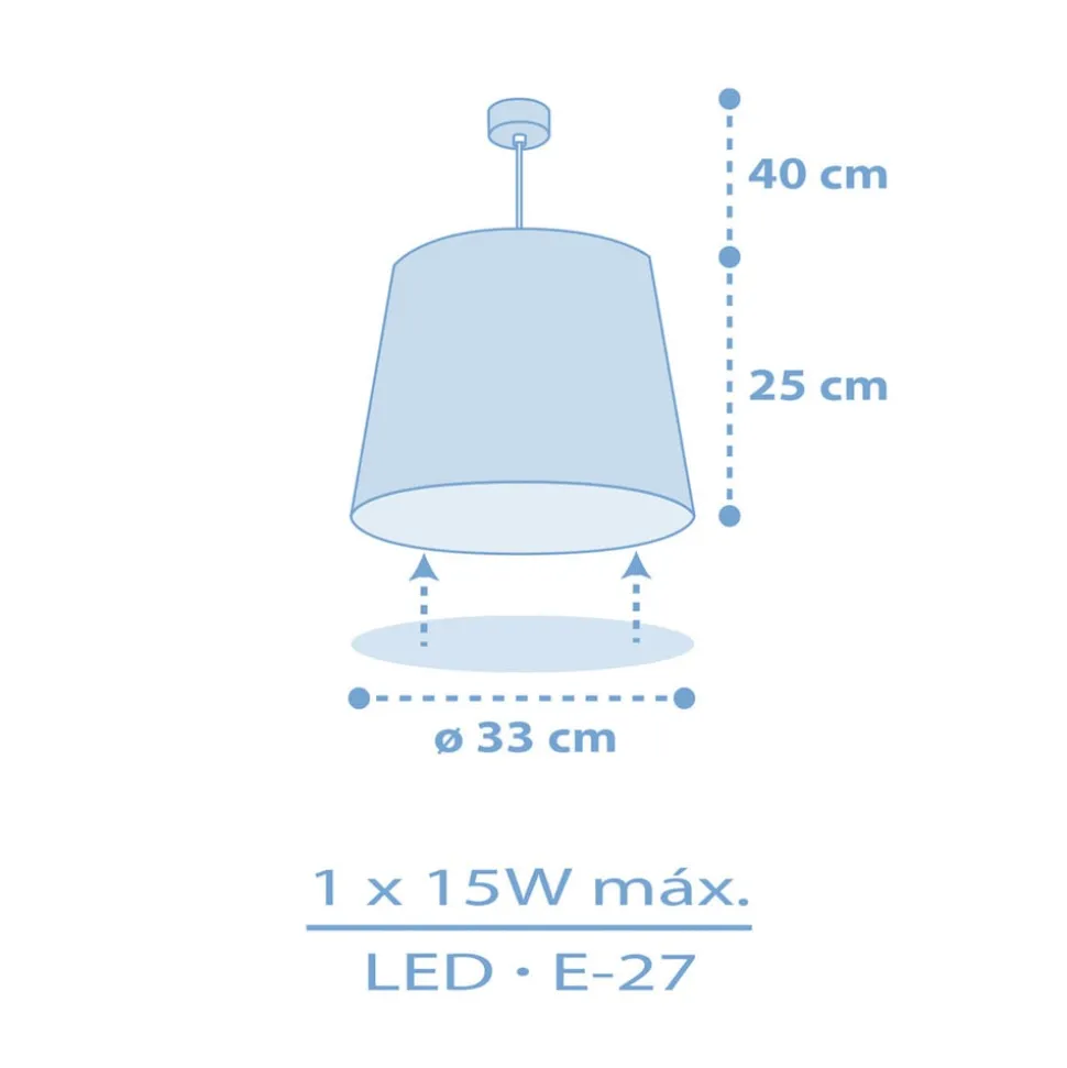 Dalber Star Light hanglamp voor kinderen blauw