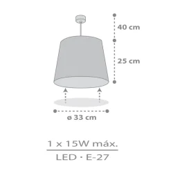 Dalber Star Light hanglamp wit