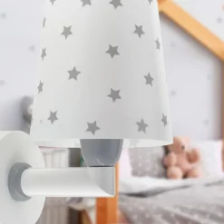 Dalber Star Light kinder-wandlamp wit