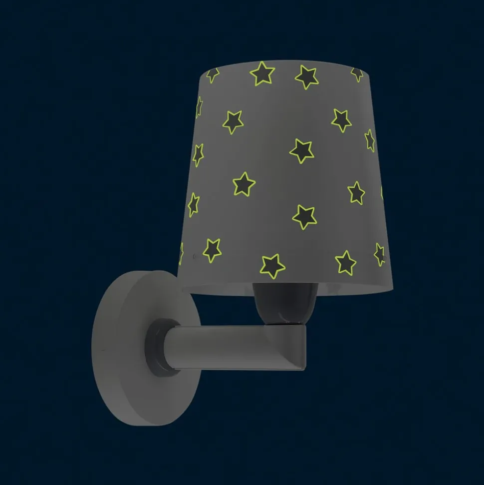 Dalber Star Light kinder-wandlamp wit