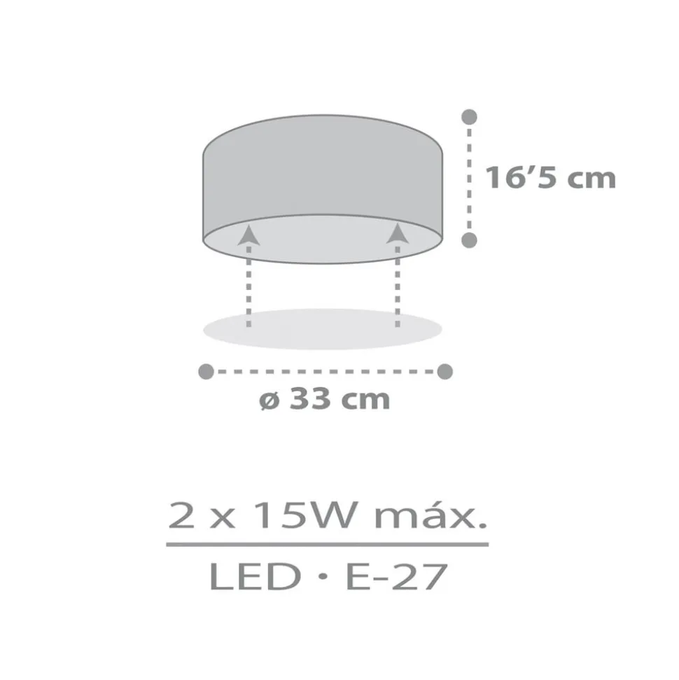 Dalber Star Light plafondlamp voor kinderen wit