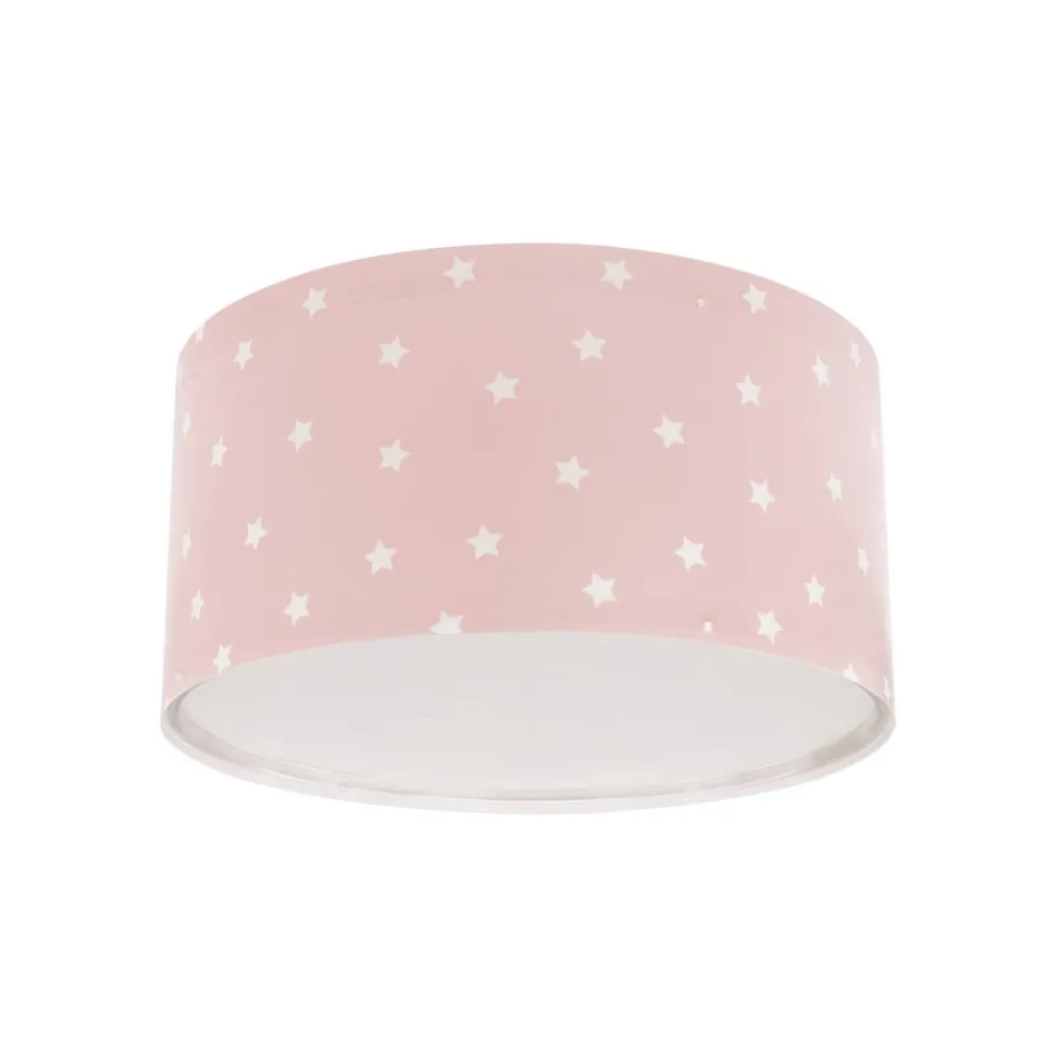 Dalber Star Light plafondlamp voor kinderen roze