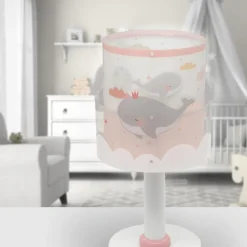 Dalber Whale Dreams tafellamp, pink