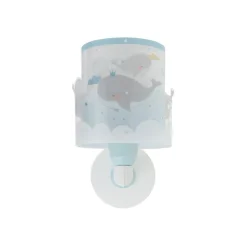 Dalber Whale Dreams wandlamp, blauw
