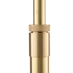 Danuta verstelbare LED vloerlamp, mat messing