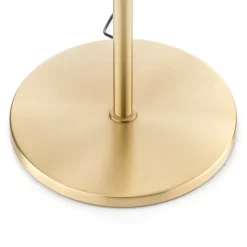 Danuta verstelbare LED vloerlamp, mat messing