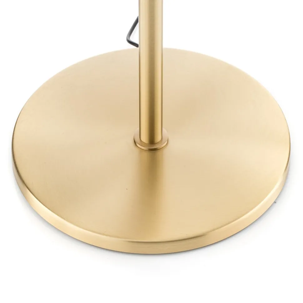 Danuta verstelbare LED vloerlamp, mat messing