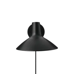 Darci korte wandlamp, projectie 33,5 cm, zwart