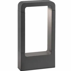 De - puristische LED sokkellamp van aluminium