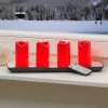 4-de set - Candle LED kaarsen, rood