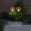 Decoratie-lamp solar Hart, aardspies, LED 2x