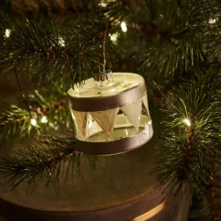 Decoratieve hanger Elly met LED, Ø 7 cm, zilver