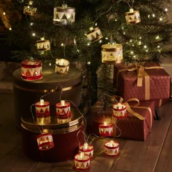 Decoratieve hanger Elly met LED, Ø 7 cm, zilver