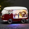 Decoratieve lamp Merryville met LED - Kerstbus