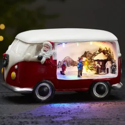 Decoratieve lamp Merryville met LED - Kerstbus