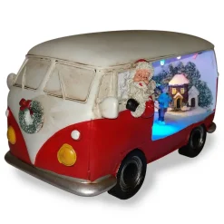 Decoratieve lamp Merryville met LED - Kerstbus