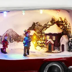 Decoratieve lamp Merryville met LED - Kerstbus