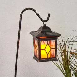 Decoratieve LED- solarlantaarns Beata in een set