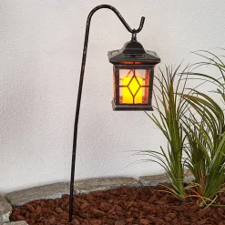 Decoratieve LED- solarlantaarns Beata in een set