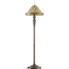 Decoratieve vloerlamp Diamond met Tiffany-kap