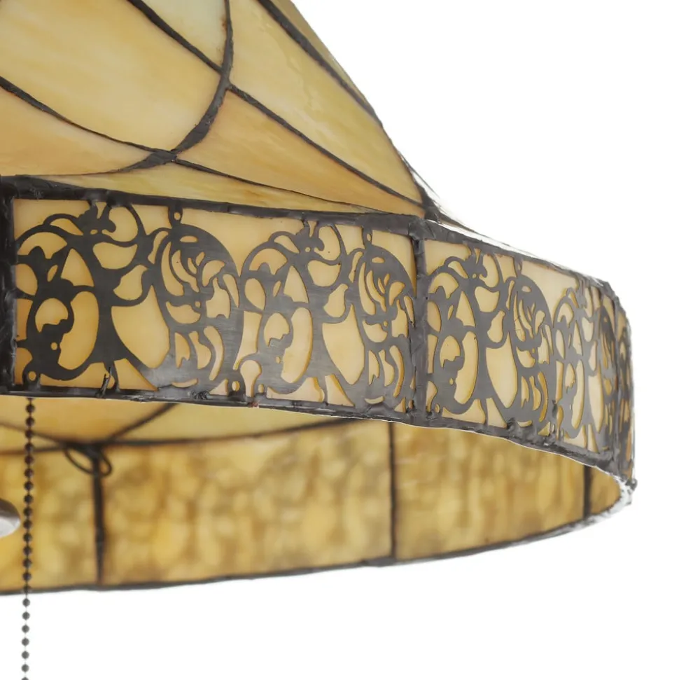 Decoratieve vloerlamp Diamond met Tiffany-kap