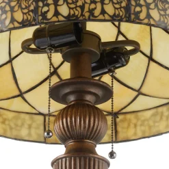 Decoratieve vloerlamp Diamond met Tiffany-kap