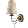 Delia wandlamp, bronskleurig, 1-lamp, breedte 15 cm