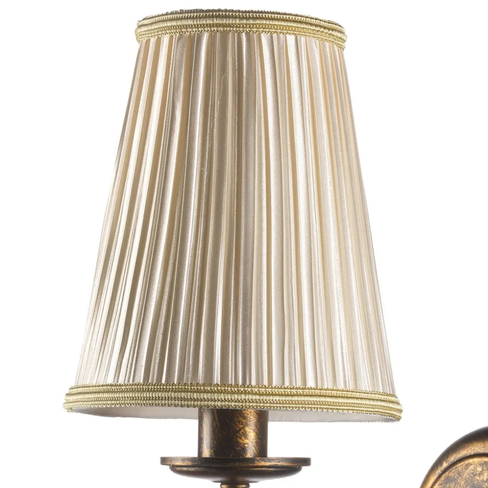 Delia wandlamp, bronskleurig, 1-lamp, breedte 15 cm