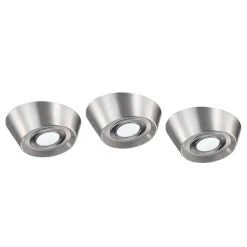 3-delige LED-onderbouwverlichting PAL CF 12 cm Ø