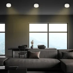 Desi inbouwlamp, wit, Ø9cm, dimbaar, 3000K