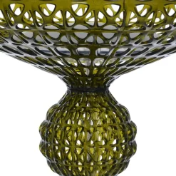 Design vloerlamp Kabuki met LED's, groen