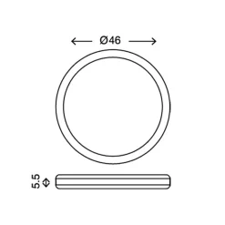 DIFFUSORAUFSATZ voor inbouwlampen Attach Plus, setE van 6