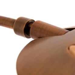 Dim- en verstelbare LED vloerlamp Zenith brons