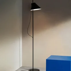 Dimbare designer LED tafellamp Yuh in zwart