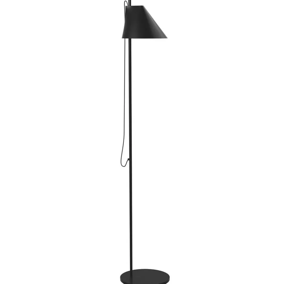 Dimbare designer LED tafellamp Yuh in zwart