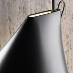 Dimbare LED tafellamp Yuh in zwart