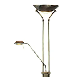 Dimbare uplighter Jerik, antiek messing