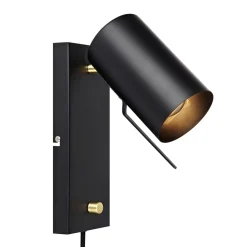 Dimbare wandlamp Carrie met kabel en stekker