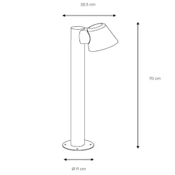 Dingo witte LED tuinpadverlichting met GU10