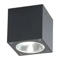 Dobbelsteenvormige LED-buitenplafondlamp Lukas