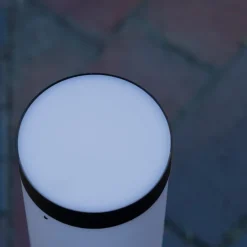 Dody Sensor sokkellamp, zwart, metaal, kunststof, E27