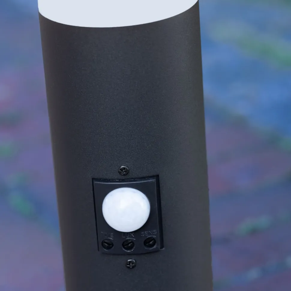 Dody Sensor sokkellamp, zwart, metaal, kunststof, E27