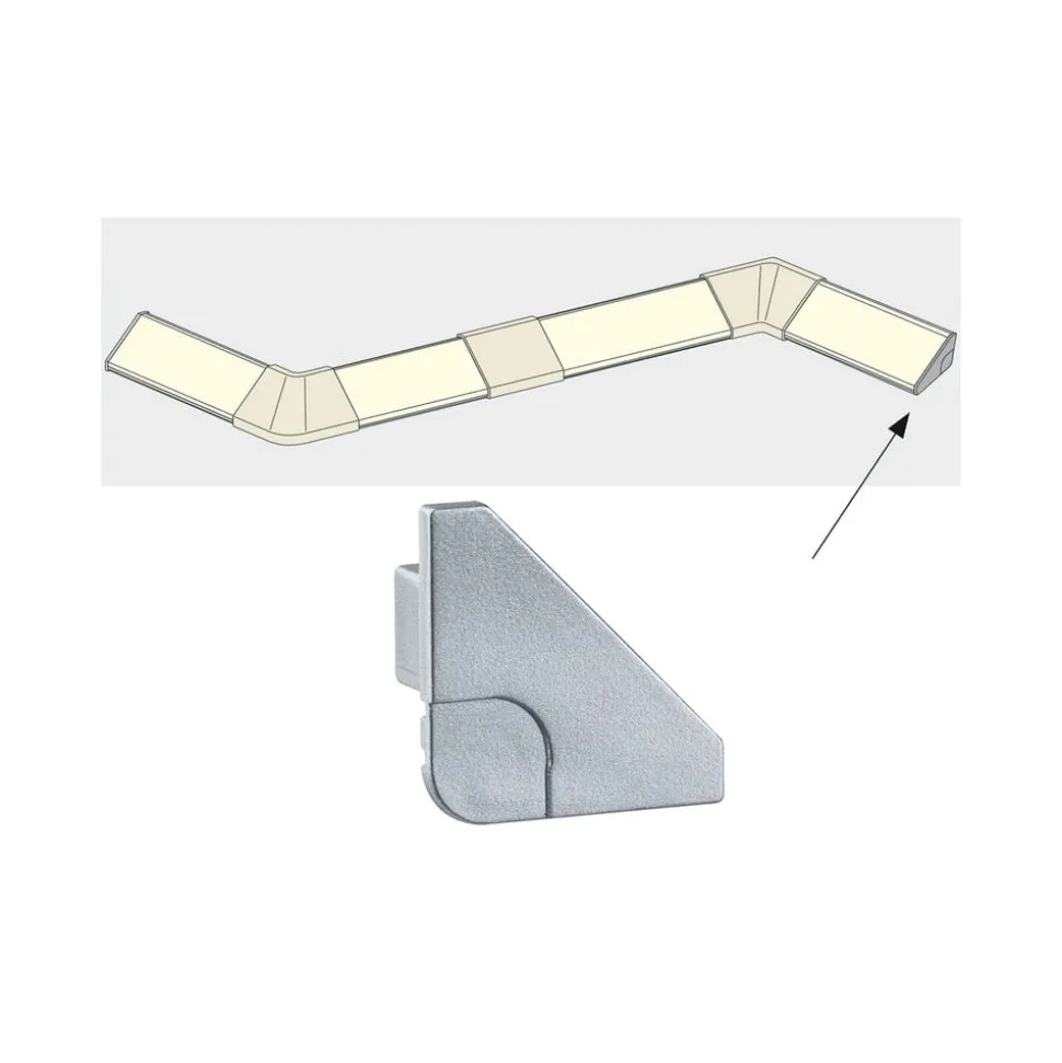 Dop voor deltaprofiel Your LED, set van 2