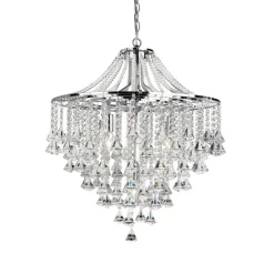 Dorchester kroonluchter, kristal, 5-lamps, Ø 64 cm, E14