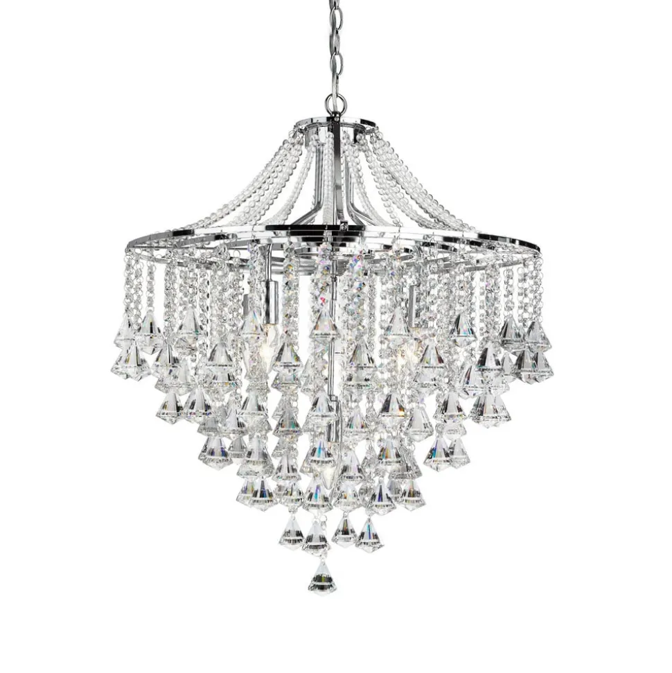 Dorchester kroonluchter, kristal, 5-lamps, Ø 64 cm, E14
