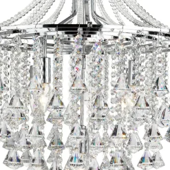 Dorchester kroonluchter, kristal, 5-lamps, Ø 64 cm, E14