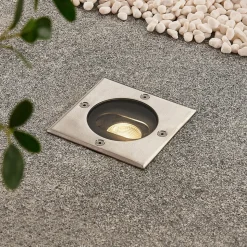 Doris - Grondspot inbouwlamp, hoekige vorm