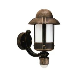 Dorothee buitenwandlamp in landhuisstijl bruin